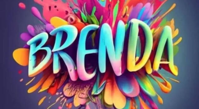 Brenda, nombre en 3D Brenda, nombre en 3D