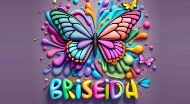 Briseida, nombre en 3D Briseida, nombre en 3D