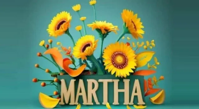 Martha, nombre en 3D Martha, nombre en 3D