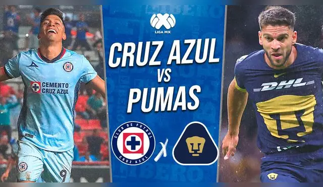 Cruz Azul vs. Pumas se enfrentan por la Liga MX