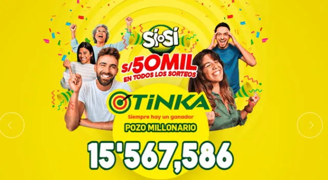 Resultados de La Tinka del miércoles 11 de noviembre