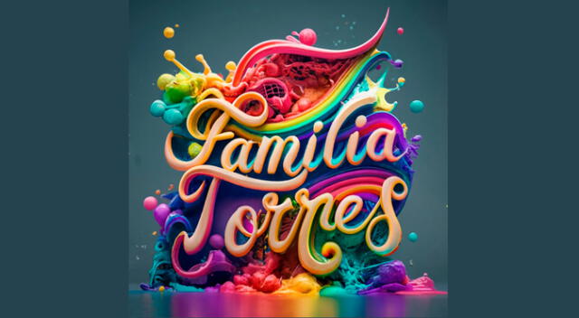 Ideogram AI de nombre de la familia Torres con Inteligencia Artificial app.