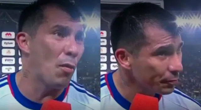 Gary Medel no pudo declarar a los medios tras la goleada ante Venezuela.