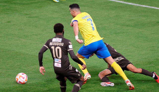Cristiano Ronaldo fue titular Al Nassr.