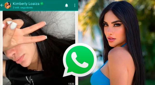Te compartimos el link oficial para unirte al canal de difusión de WhatsApp de Kimberly Loaiza.