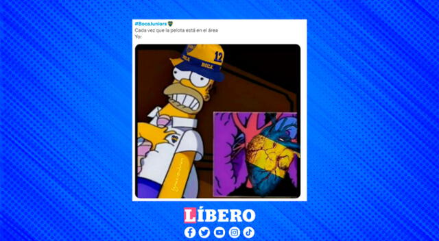 Los hinchas de Boca sufrieron hasta el final con las llegadas de Libertadores.