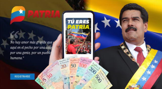 Bono Tú Eres Patria 2023: últimas noticias, fechas y montos del subsidios venezolano vía Patria.