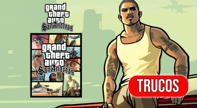Lista de códigos y claves de los mejores trucos en GTA San Andreas para PS2.