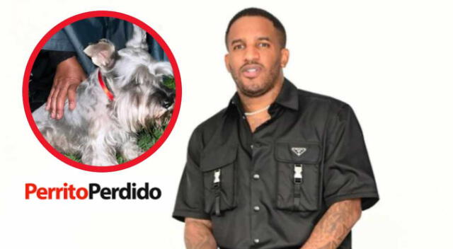 Jefferson Farfán encontró a un perrito que se había perdido por las calles de la Molina. Jefferson Farfán encontró a un perrito que se había perdido por las calles de la Molina.