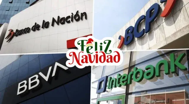 BCP, BBVA, Interbank, entre otros bancos, cambiarán de horario por Navidad.