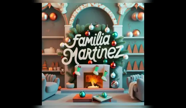 Apellido de la familia Martínez descargable. Fue creado por Ideogram AI GRATIS.