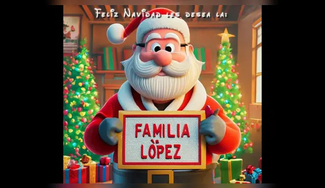 Apellido de la familia López diseñado por Ideogram AI. Descárgalo GRATIS.