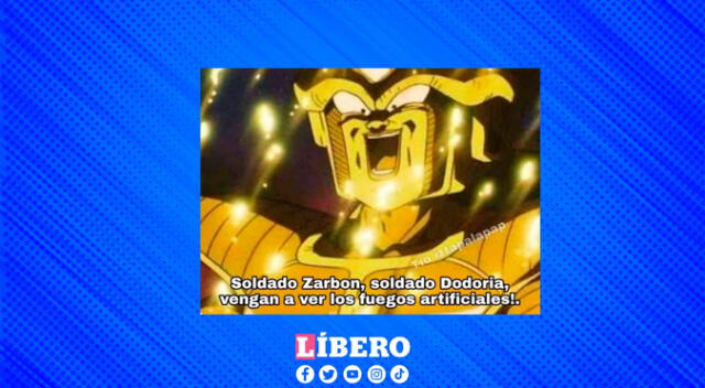 Los fuegos artificiales se han relacionado con la imagen de Freezer de Dragon Ball.
