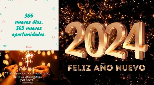 Te dejamos varias frases y mensajes emotivos para este Año Nuevo 2024. Te dejamos varias frases y mensajes emotivos para este Año Nuevo 2024.