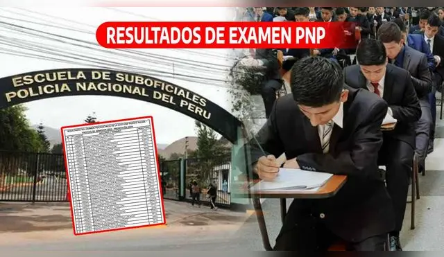 Los resultados del examen PNP fueron publicados en jueves 29 de diciembre del 2023.