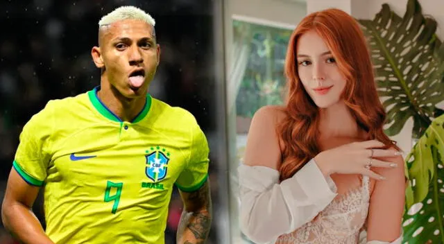 Conoce a Amanda Araujo, actual pareja de Richarlison, jugador de la selección de Brasil.