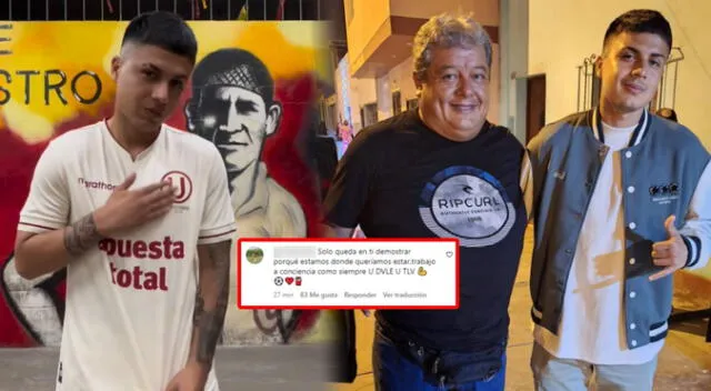 El papá de Jairo Concha celebra la llegada de su hijo a Universitario.