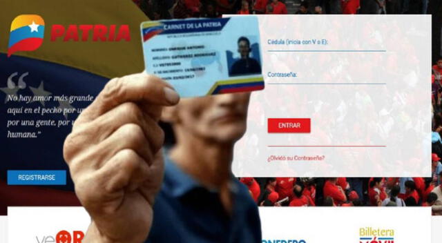 Conoce los pasos a seguir para registrarte en la página de Sistema Patria Conoce los pasos a seguir para registrarte en la página de Sistema Patria