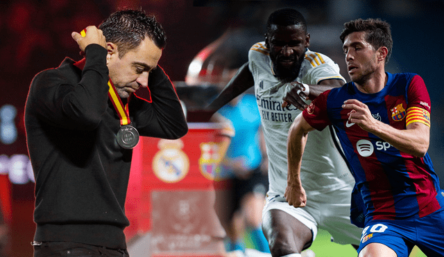 Xavi solo ganó 2 títulos en los casi 3 años que lleva al frente del FC Barcelona. Foto: Composición Líbero/EFE/FC Barcelona Xavi solo ganó 2 títulos en los casi 3 años que lleva al frente del FC Barcelona. Foto: Composición Líbero/EFE/FC Barcelona