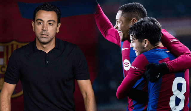 Xavi ganó dos títulos desde su llegada a Barcelona en 2021. Foto: Composición Líbero/FC Barcelona