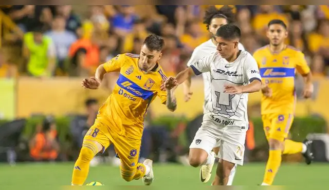 Tigres y Pumas igualaron en la Liga MX.