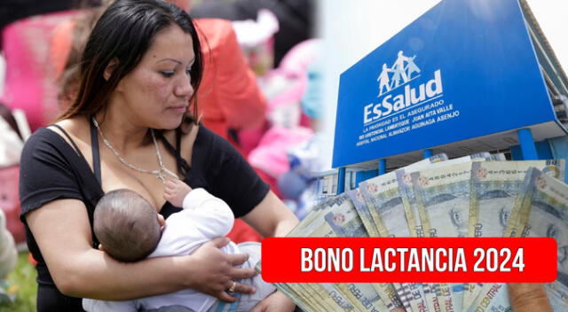 Conoce cómo cobrar HOY el Bono Lactancia de EsSalud y cuál es el monto. Conoce cómo cobrar HOY el Bono Lactancia de EsSalud y cuál es el monto.