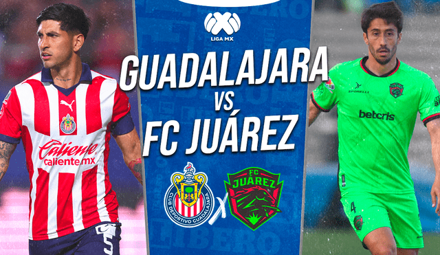 El último encuentro entre ambos terminó en empate 1-1. Foto: Composición Líbero/Guadalajara/Juárez El último encuentro entre ambos terminó en empate 1-1. Foto: Composición Líbero/Guadalajara/Juárez