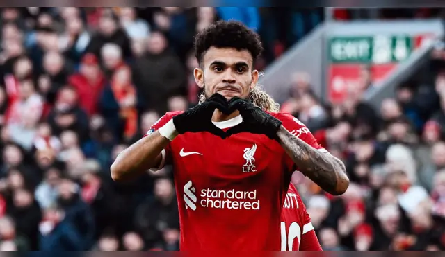 El delantero colombiano del Liverpool lleva 4 goles en el 2024. Foto: Liverpool