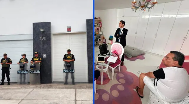 Fiscalía allana vivienda del cómico Jorge Benavides. Fiscalía allana vivienda del cómico Jorge Benavides.