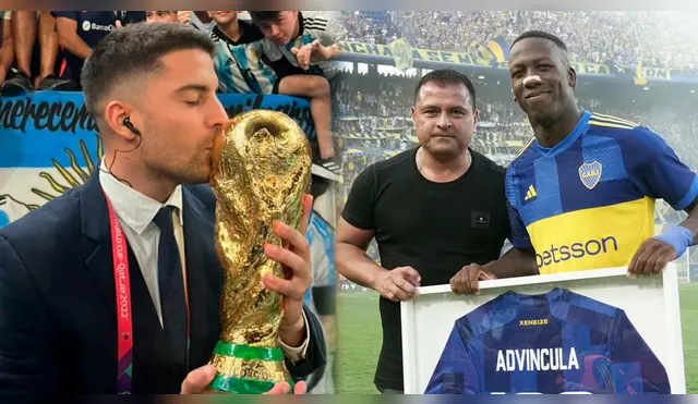 Luis Advíncula llegó a Boca a mediados del 2021. Foto: Composición Líbero/Gastón Edul/Boca Juniors