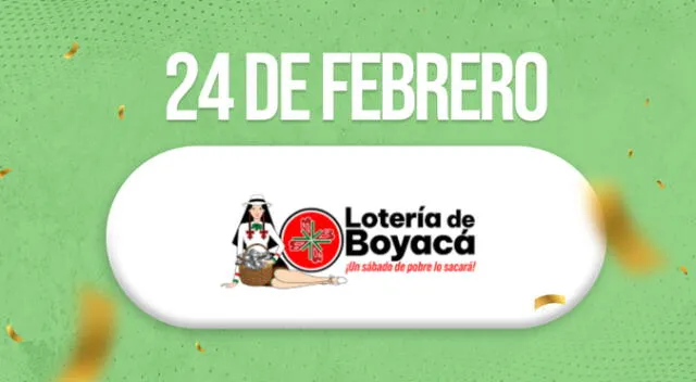 Revisa los resultados completos de la Lotería de Boyacá de este sábado.