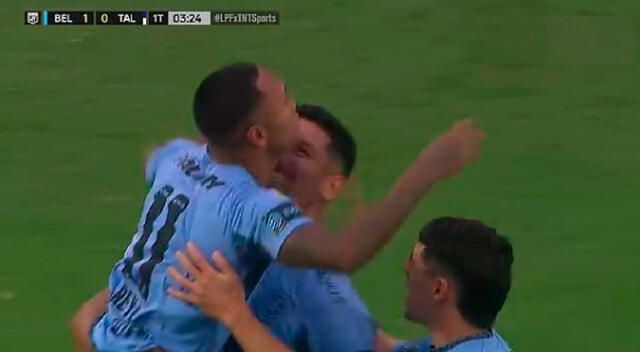 Bryan Reyna anotó golazo con Belgrano