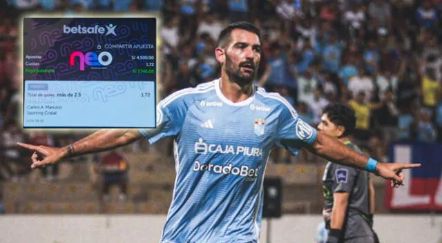 Triplete de Cauteruccio hizo que hincha gane miles de soles en apuesta deportiva. Triplete de Cauteruccio hizo que hincha gane miles de soles en apuesta deportiva.