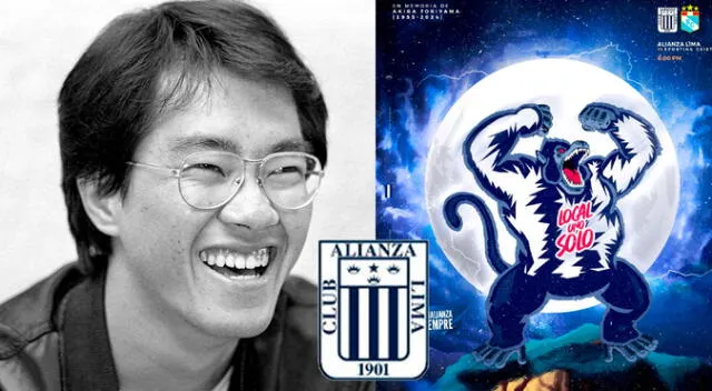Alianza Lima rinde tributo a Akira Toriyama con llamativo dibujo