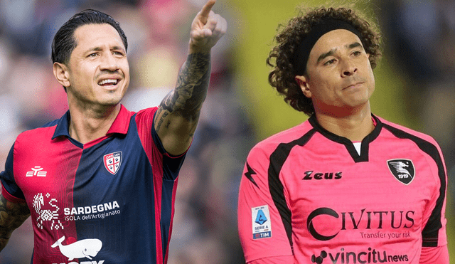 Memo Ochoa lleva 75 goles en contra en Salernitana. Foto: Composición Líbero/Cagliari/Salernitana Memo Ochoa lleva 75 goles en contra en Salernitana. Foto: Composición Líbero/Cagliari/Salernitana