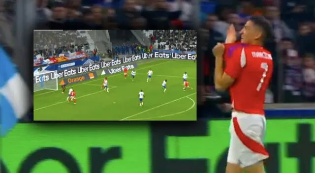 Marcelino Núñez puso el 1-0 para Chile. Marcelino Núñez puso el 1-0 para Chile.