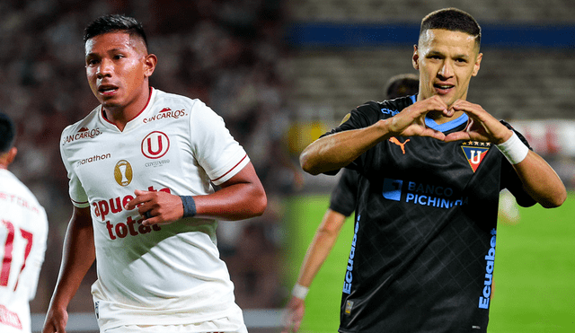 Universitario recibe a Liga de Quito en el Estadio Monumental.