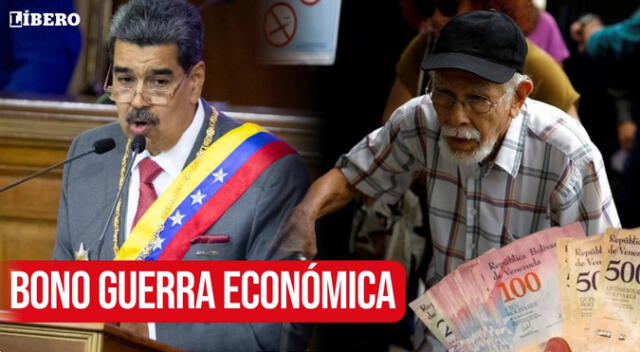 Bono de Guerra Económica de abril 2024 se paga a trabajadores del sector público.