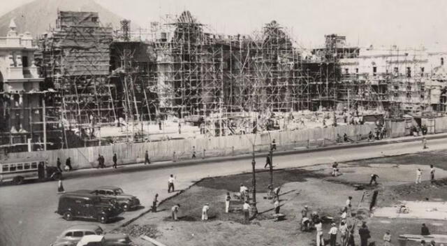 Palacio de Gobierno lucía muy diferente hace 80 años a como lo vemos en pleno 2024. Palacio de Gobierno lucía muy diferente hace 80 años a como lo vemos en pleno 2024.