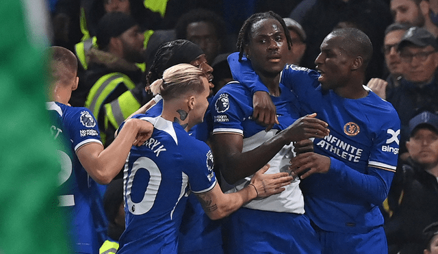 Chelsea y Tottenham jugaron en Stamford Bridge. Foto: AFP