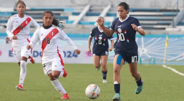 Perú y Paraguay Sub 20 jugaron en el Estadio Modelo Alberto Spencer.