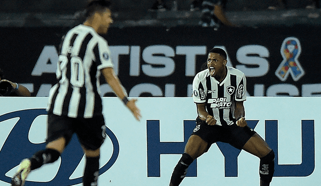 Botafogo consiguió un importante triunfo ante LDU en Brasil.