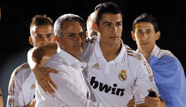 Mourinho y Cristiano Ronaldo coincidieron en el Real Madrid. Foto: Real Madrid