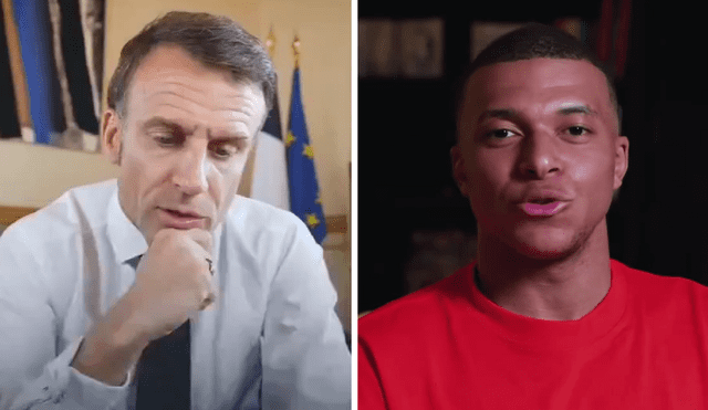 Emanuel Macron habló sobre la situación de Mbappé con el PSG. Foto: Composición Líbero/El Chiringuito/Kylian Mbappé