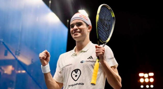 Diego Elías es el primer sudamericano en ganar el PSA World Championship.