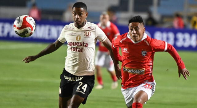 Andy Polo fue titular en el partido de Universitario vs Cienciano.