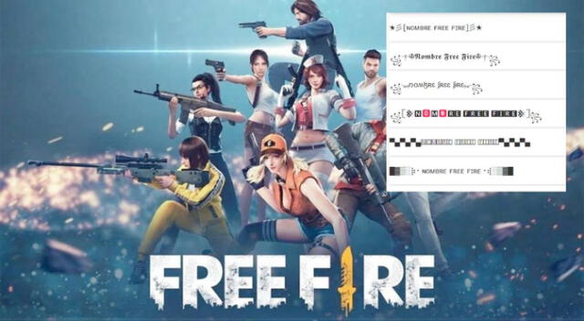 Destaca en Free Fire con un nombre único y llamativo.