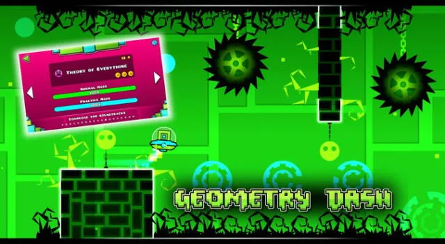 Supera hoy el NIVEL INSANE 'Theory of Everything' de Geometry Dash.