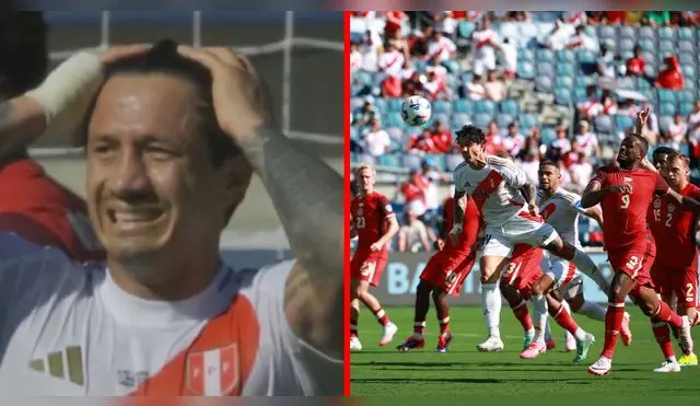 Lapadula marcó el primero de Perú ante Canadá, pero el tanto fue invalidado.