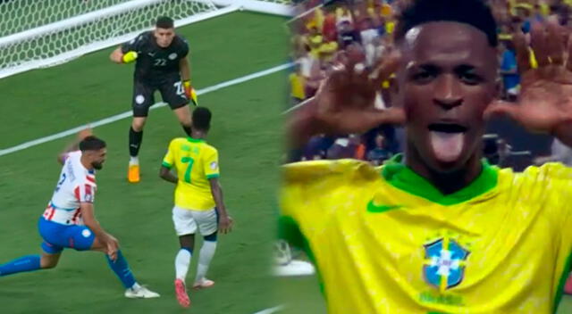 Doblete de Vinicius Junior para el 3-0 de Brasil sobre Paraguay. Doblete de Vinicius Junior para el 3-0 de Brasil sobre Paraguay.